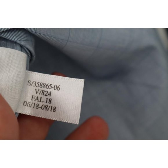 NWT Banana republic shirt Mens small non iron long sleeve button up plaid cotton - Picture 7 of 13